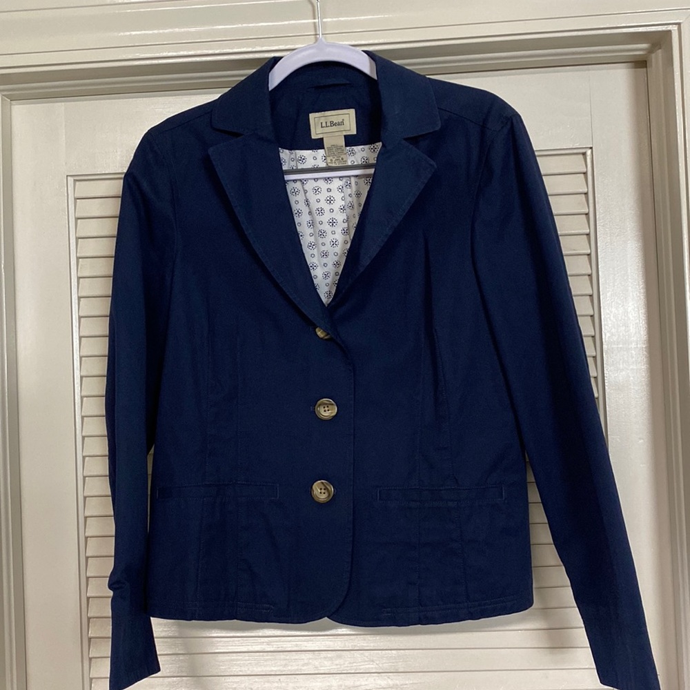L.L.Bean three button jacket size 14